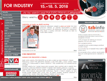 Tablet Screenshot of forindustry.cz